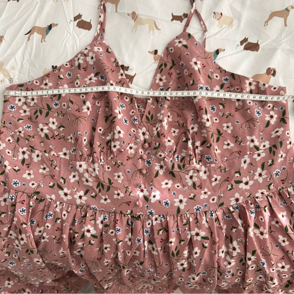 Pink Floral Dress - Picture 4 of 5